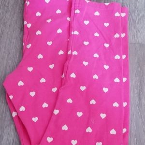 Old Navy Heart Leggings Girl Large
